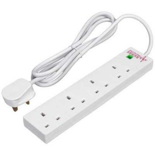 Picture of KB 2m 4 GANG 13A EXTENSION LEAD JA058Y