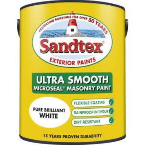 Picture of KB SANDTEX SMOOTH MASONRY PAINT 5L B/W