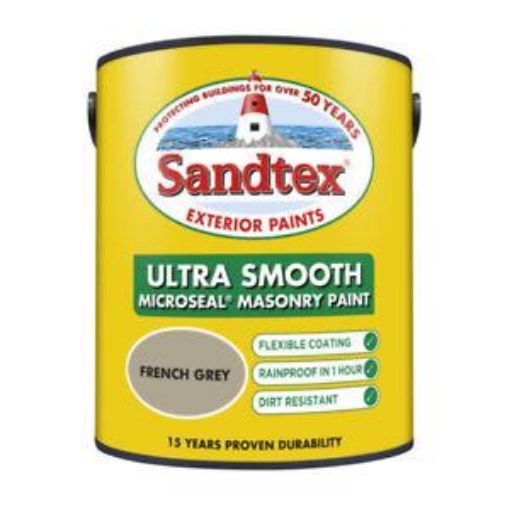 Picture of KB SANDTEX SMOOTH MASONRY PAINT 5L FRENCH GREY