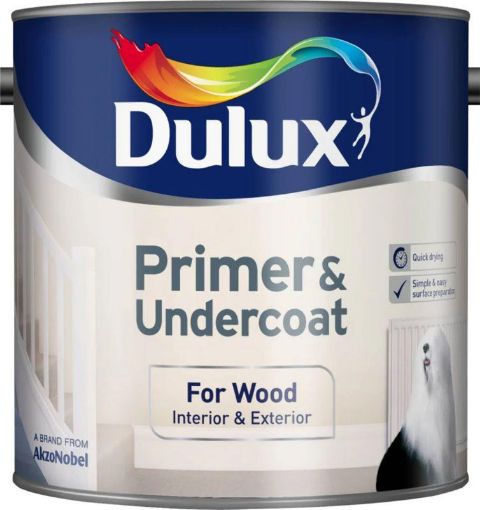 Picture of KB DULUX QUICK DRY WOOD PRIMER UNDERCOAT 750ml
