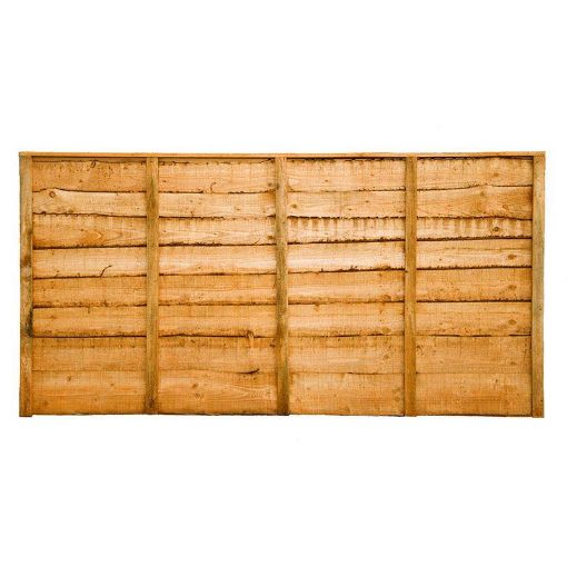 Picture of STRAIGHT EDGE LAP FENCE PANEL 3'x6' PREM63